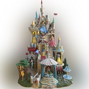 Very Rare Danbury Mint The Enchanted Disney Princess Castle